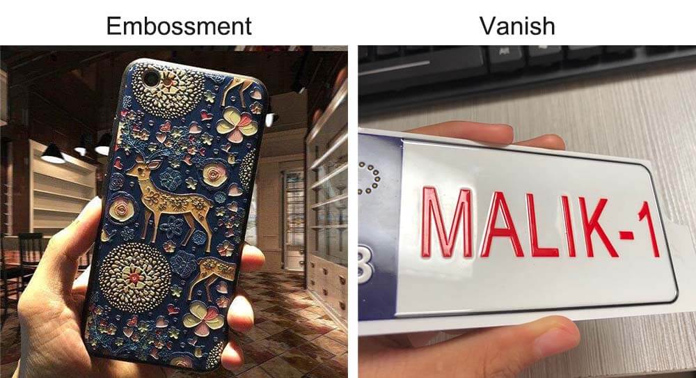 embossment vanish