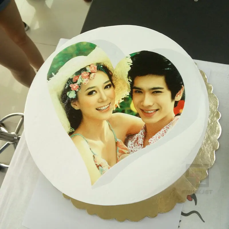 cake printing sample effect