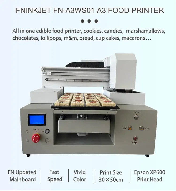 A3 edible food printer