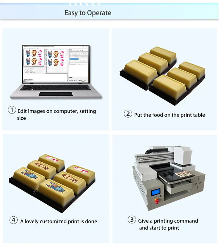 A3 edible food printer