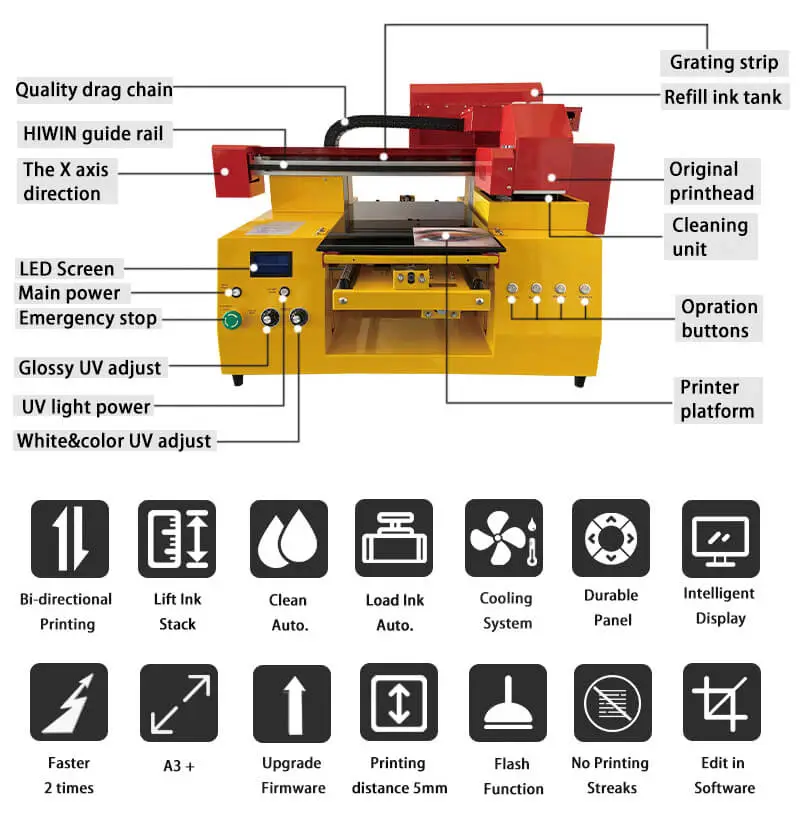 uv flatbed printer