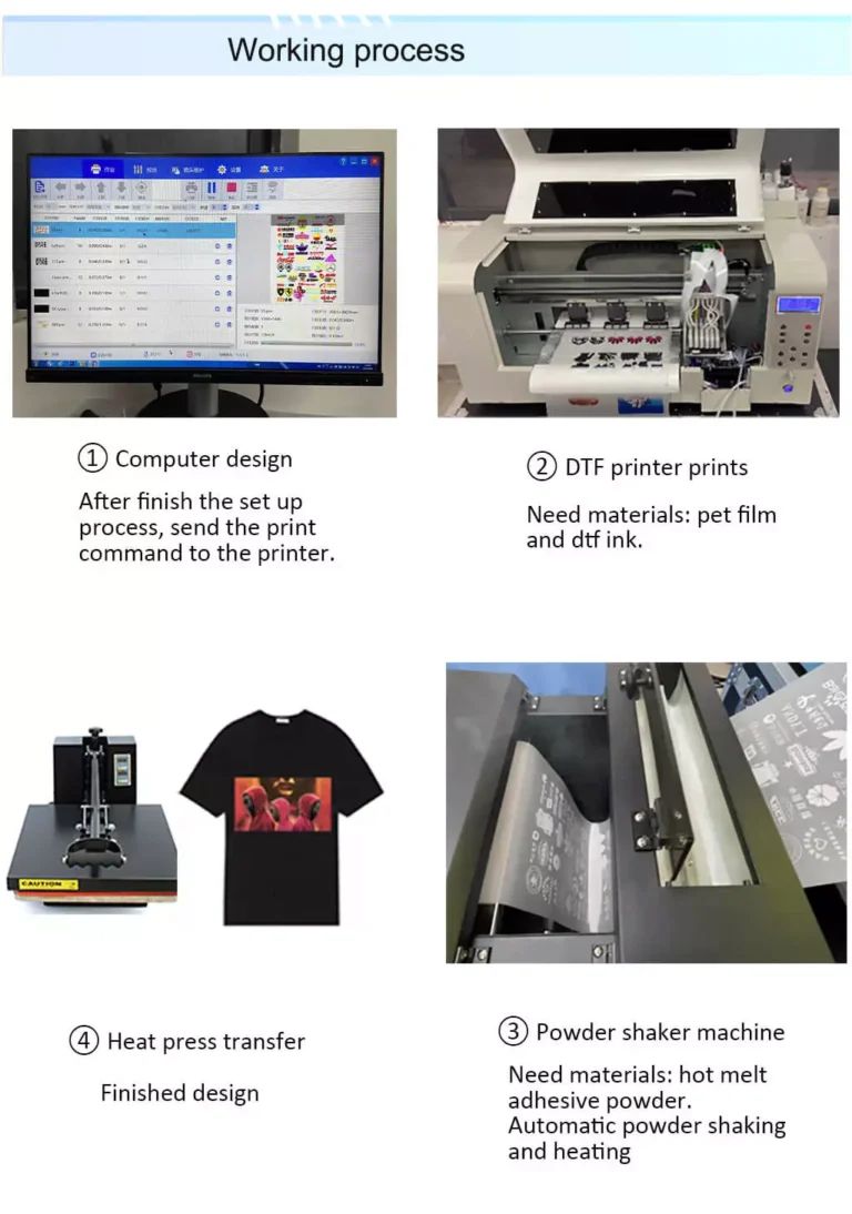 dtf printer printing machine