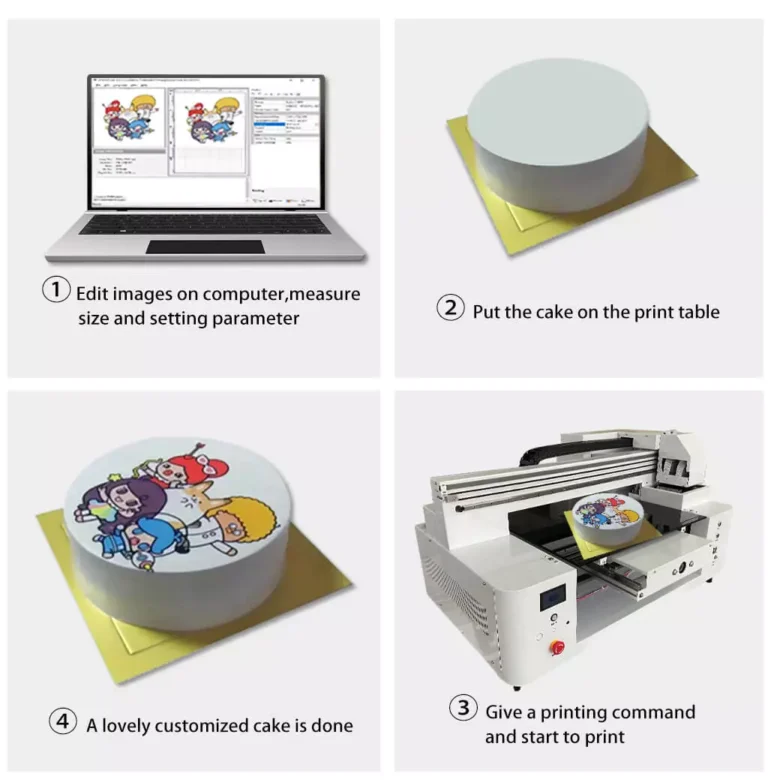 a1 cake printing machine edible printer