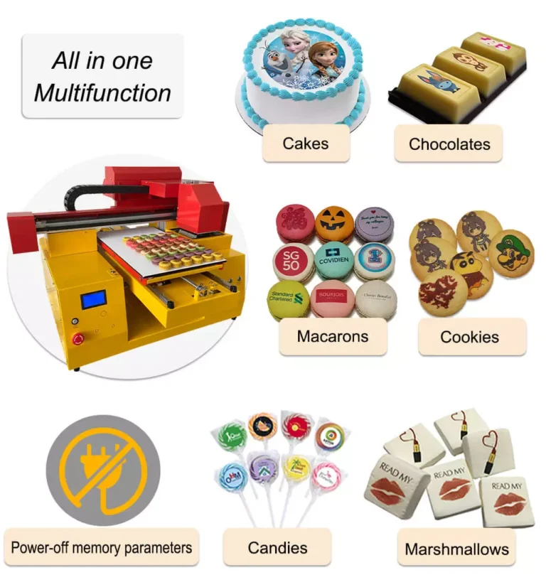A3 edible food printer machine